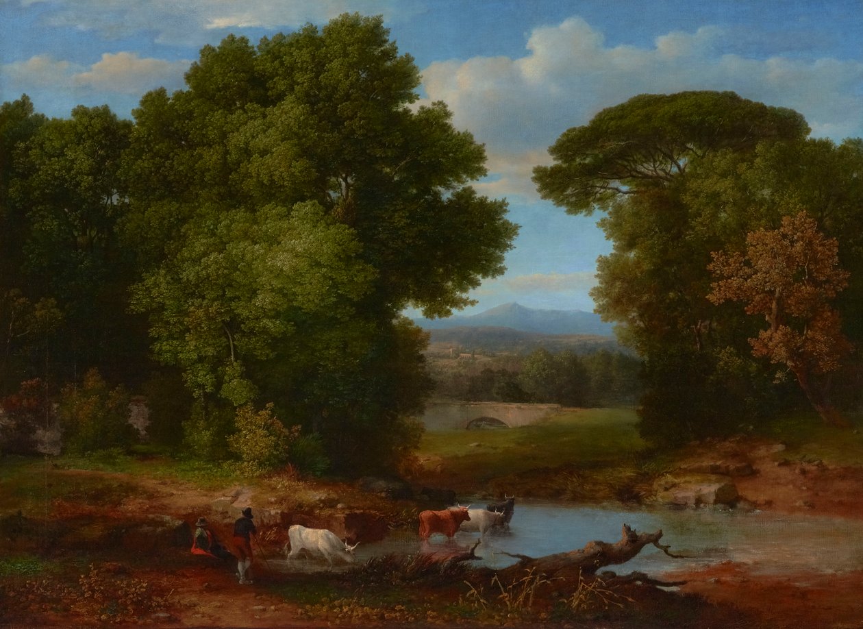Kousek římského akvaduktu 1852 (olej na plátně) od George Snr. Inness