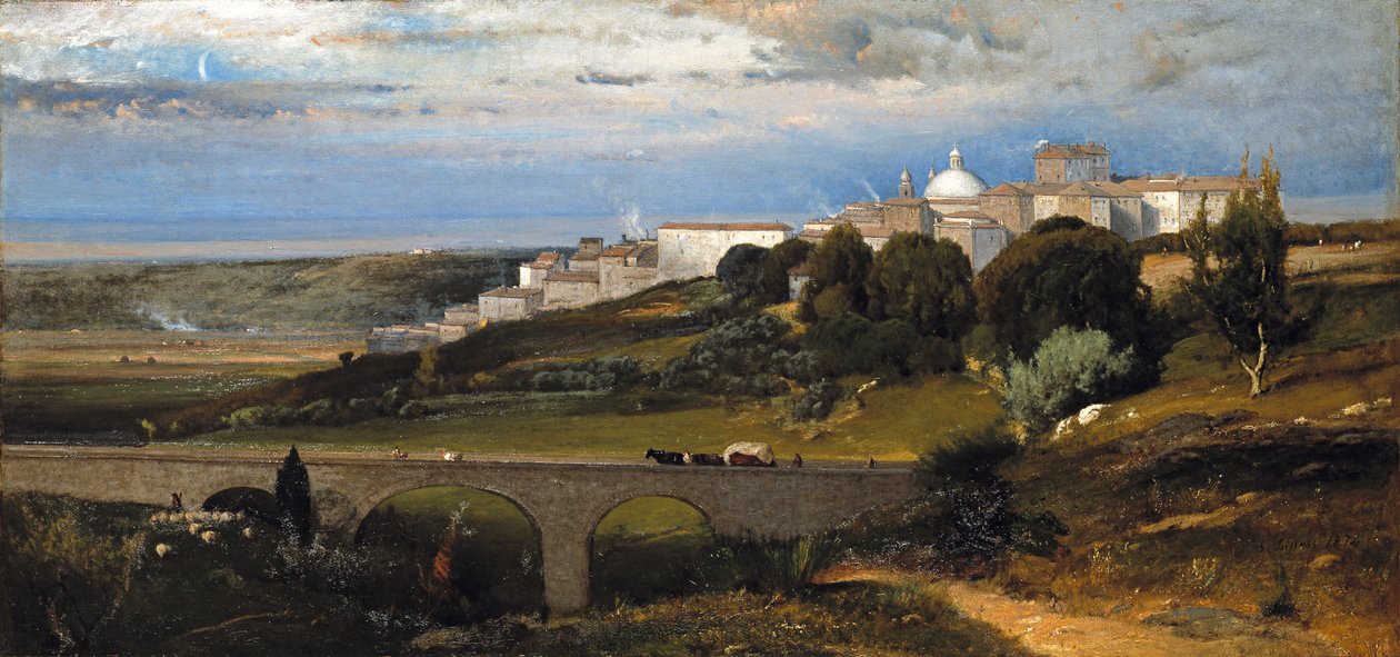 Ariccia, 1874 od George Snr. Inness