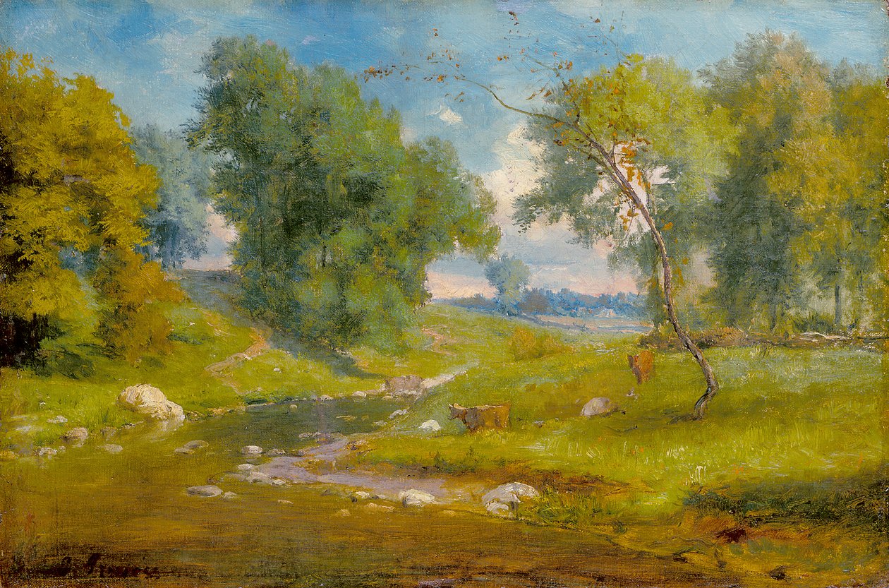 Na louce (olej na plátně) od George Snr. Inness