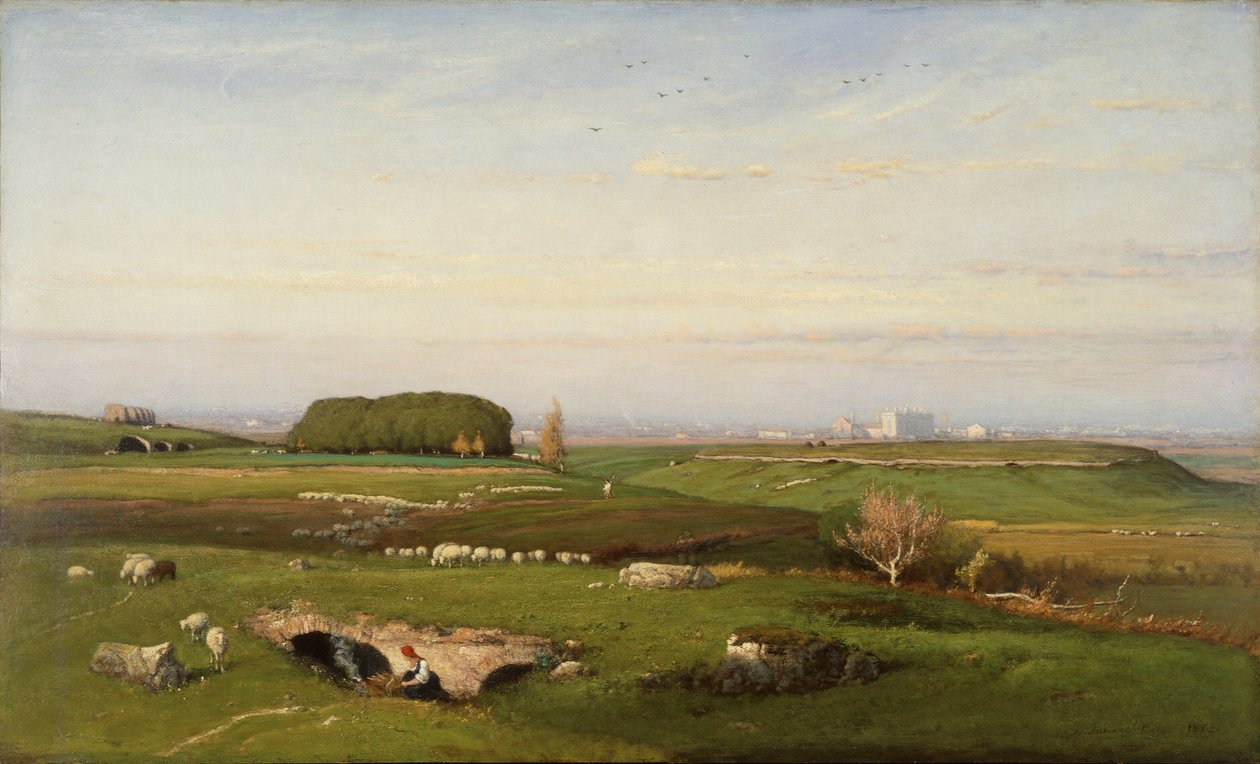 V římské Kampánii od George Snr. Inness