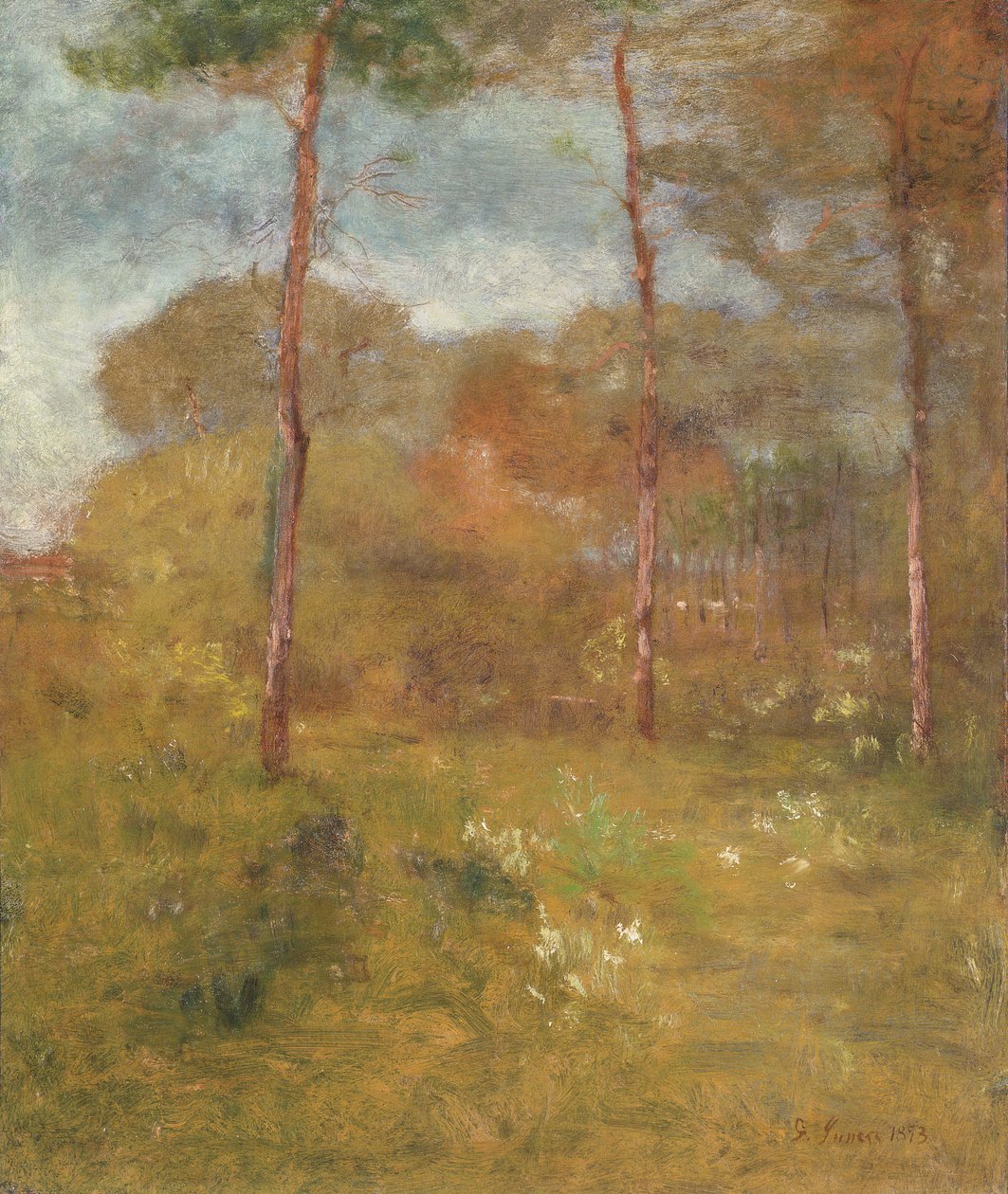 Orange Road, Tarpon Springs, kolem roku 1893 (olej na plátně) od George Snr. Inness