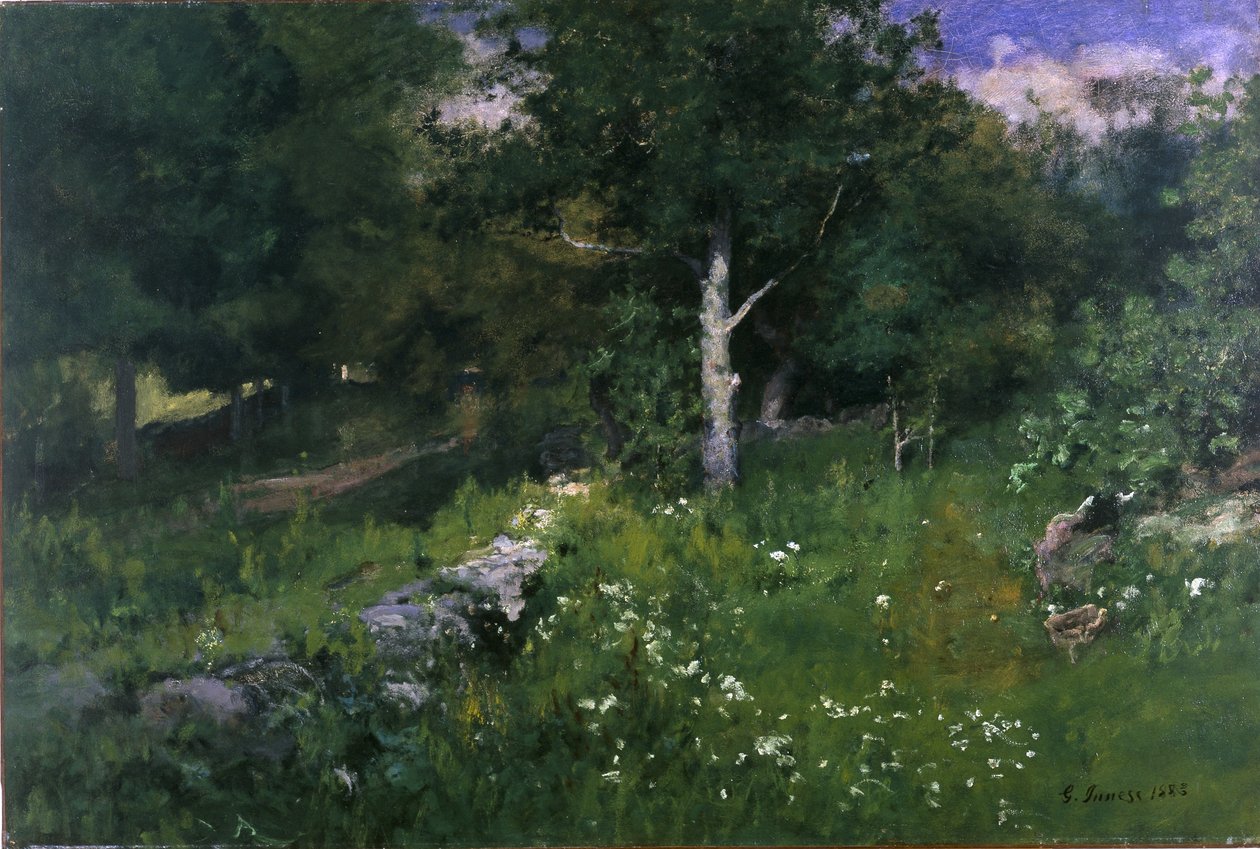 Letní listí od George Snr. Inness