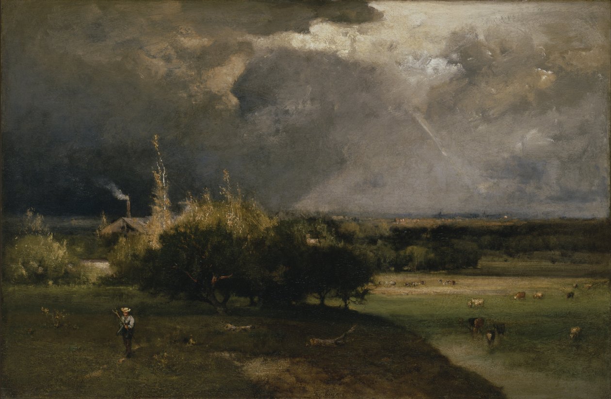 Přicházející bouře, kolem roku 1879 od George Snr. Inness