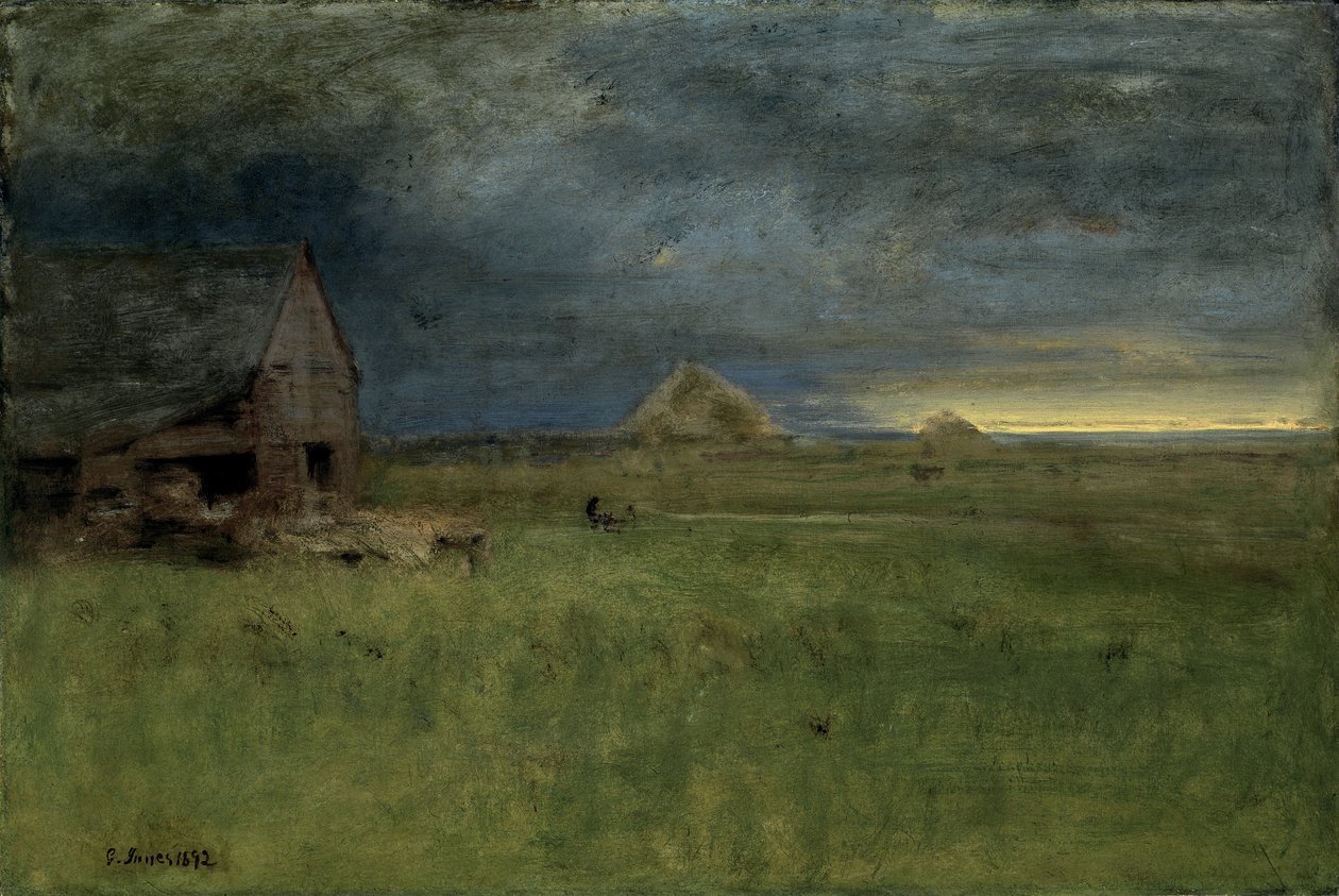 Osamělá farma, Nantucket, 1892 od George Snr. Inness