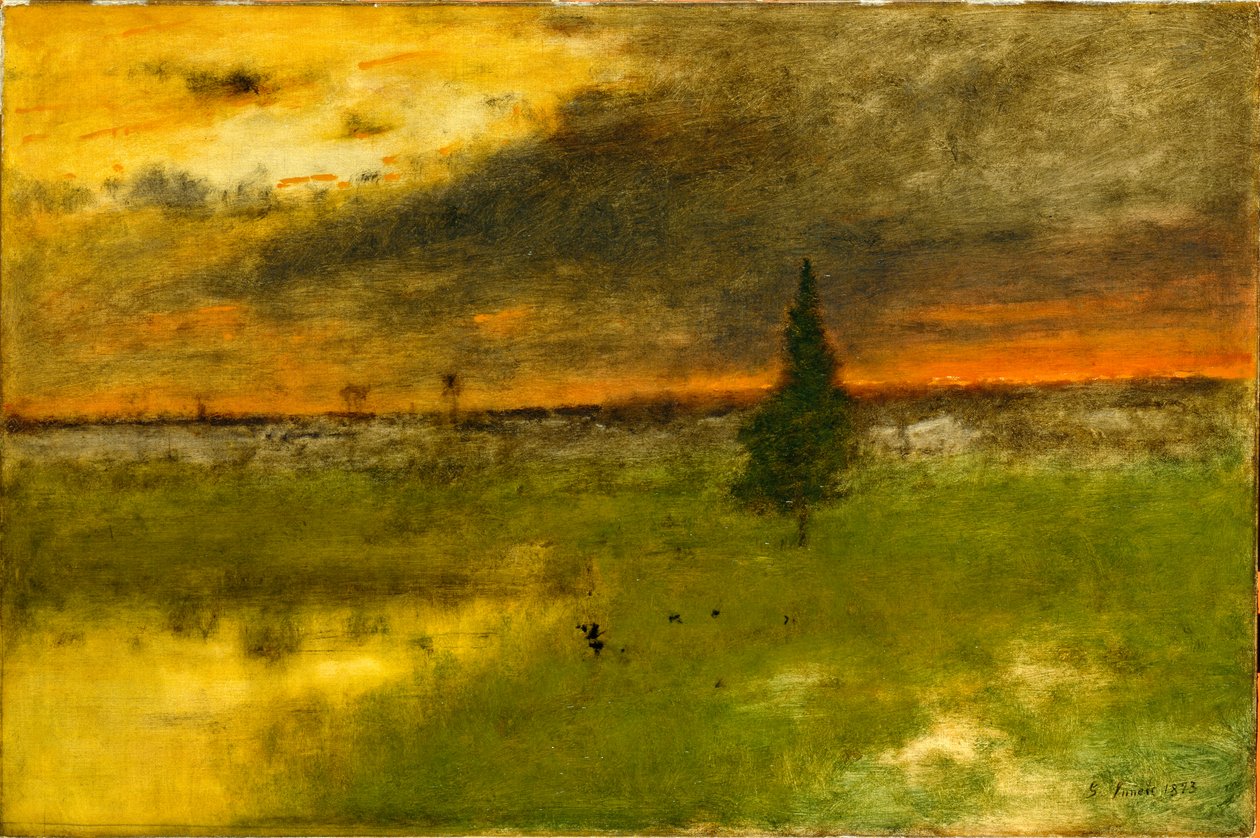 Osamělá borovice od George Snr. Inness