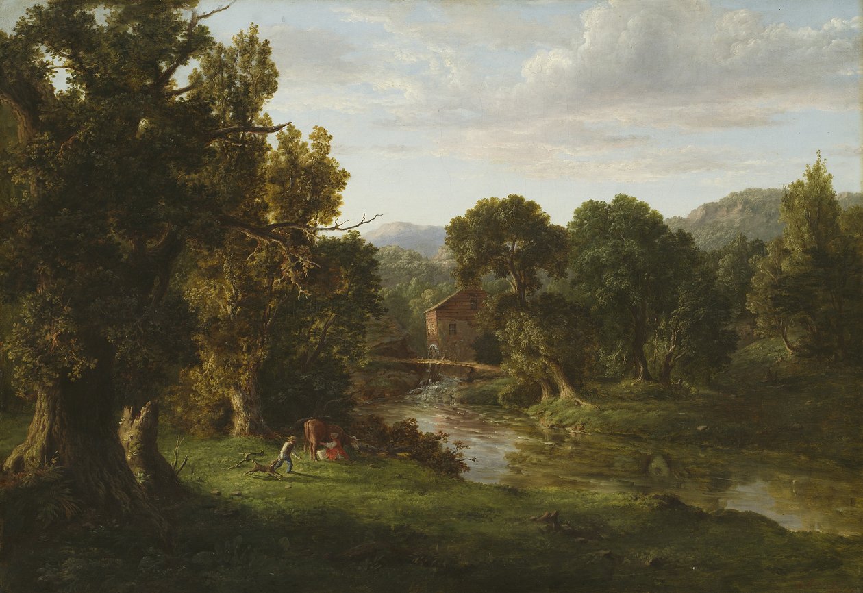 Starý mlýn, 1849 od George Snr. Inness
