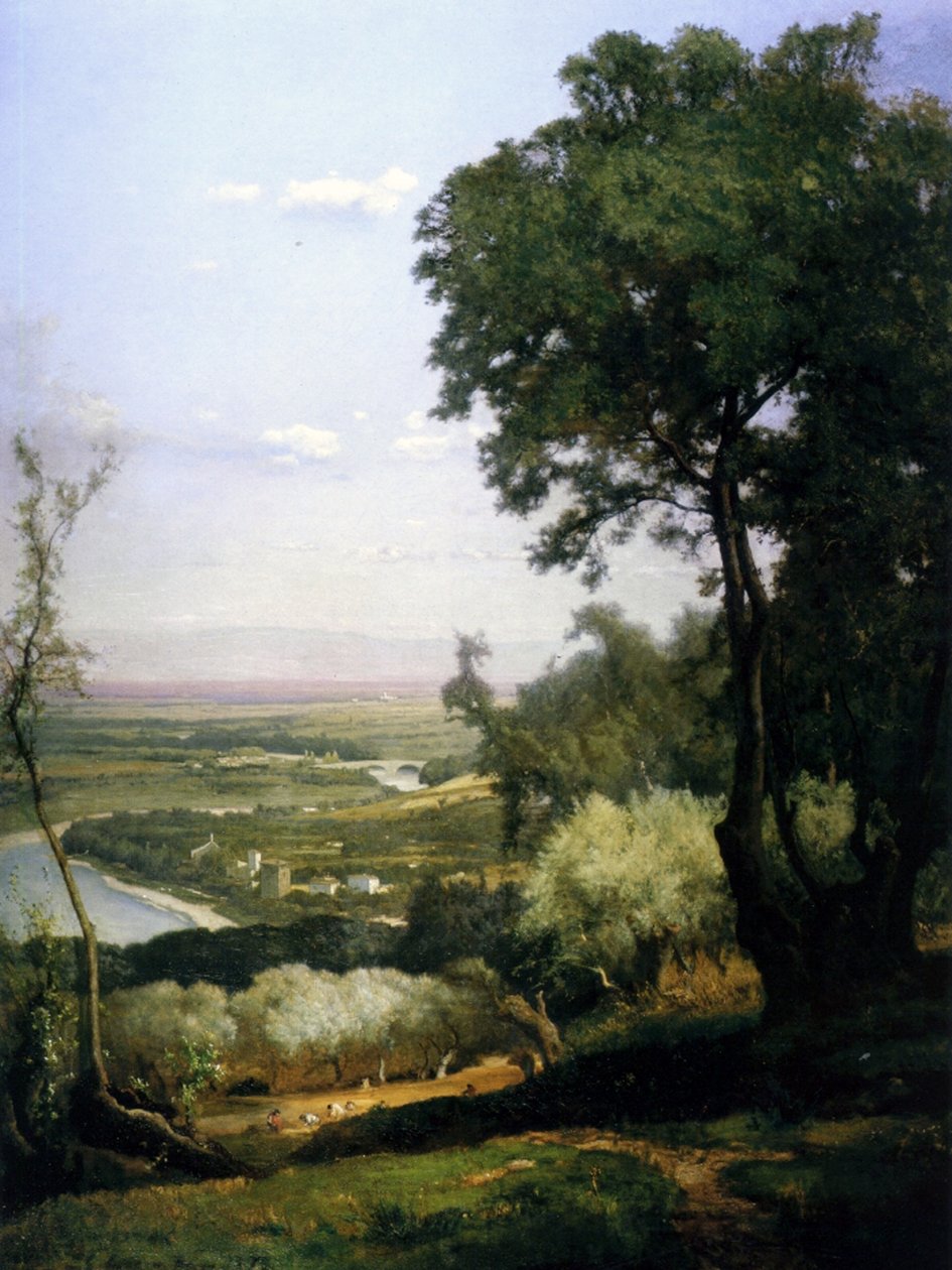 Pohled na Perugia, Itálie od George Snr. Inness