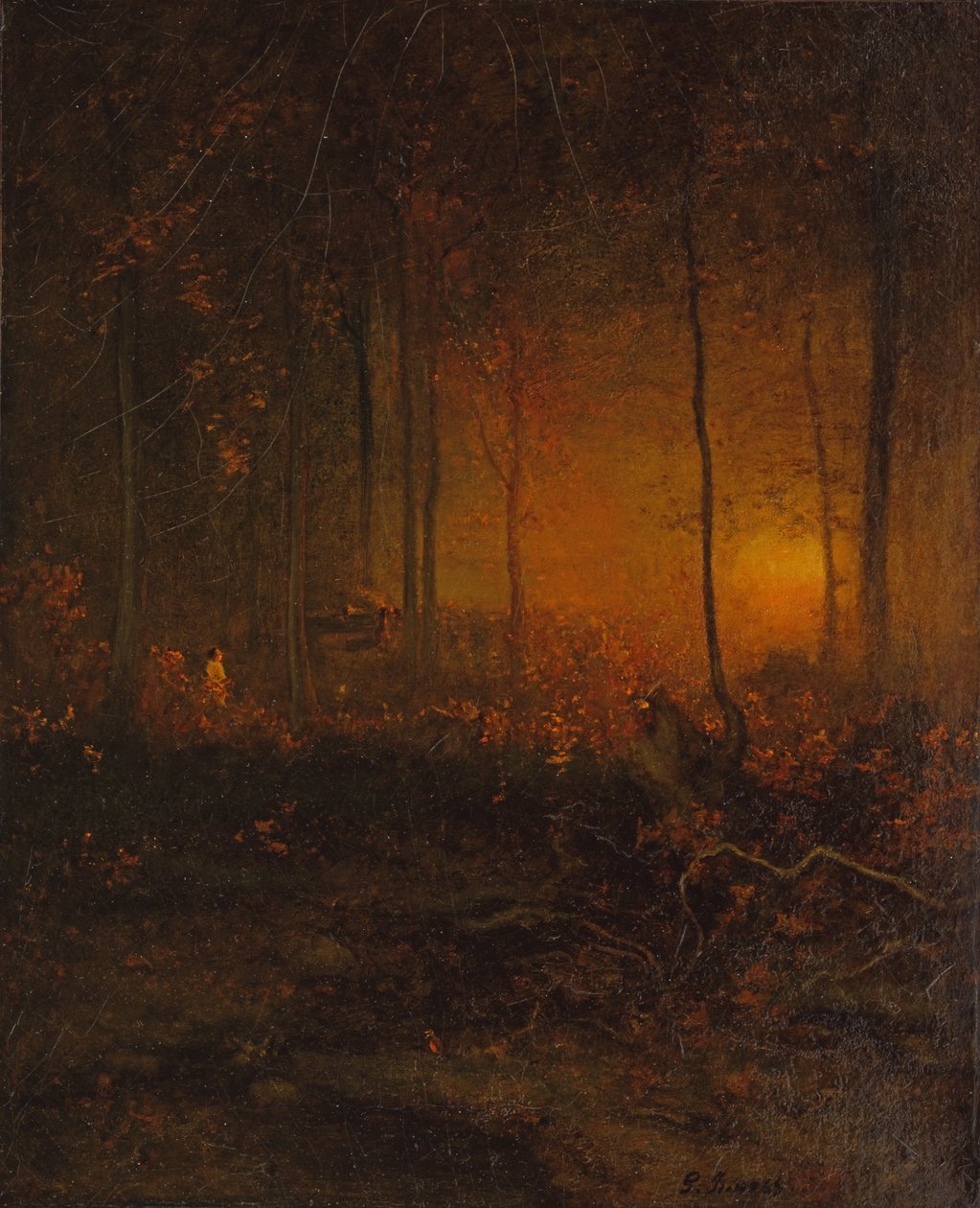 Sledování sluneční záře, 1887 od George Snr. Inness