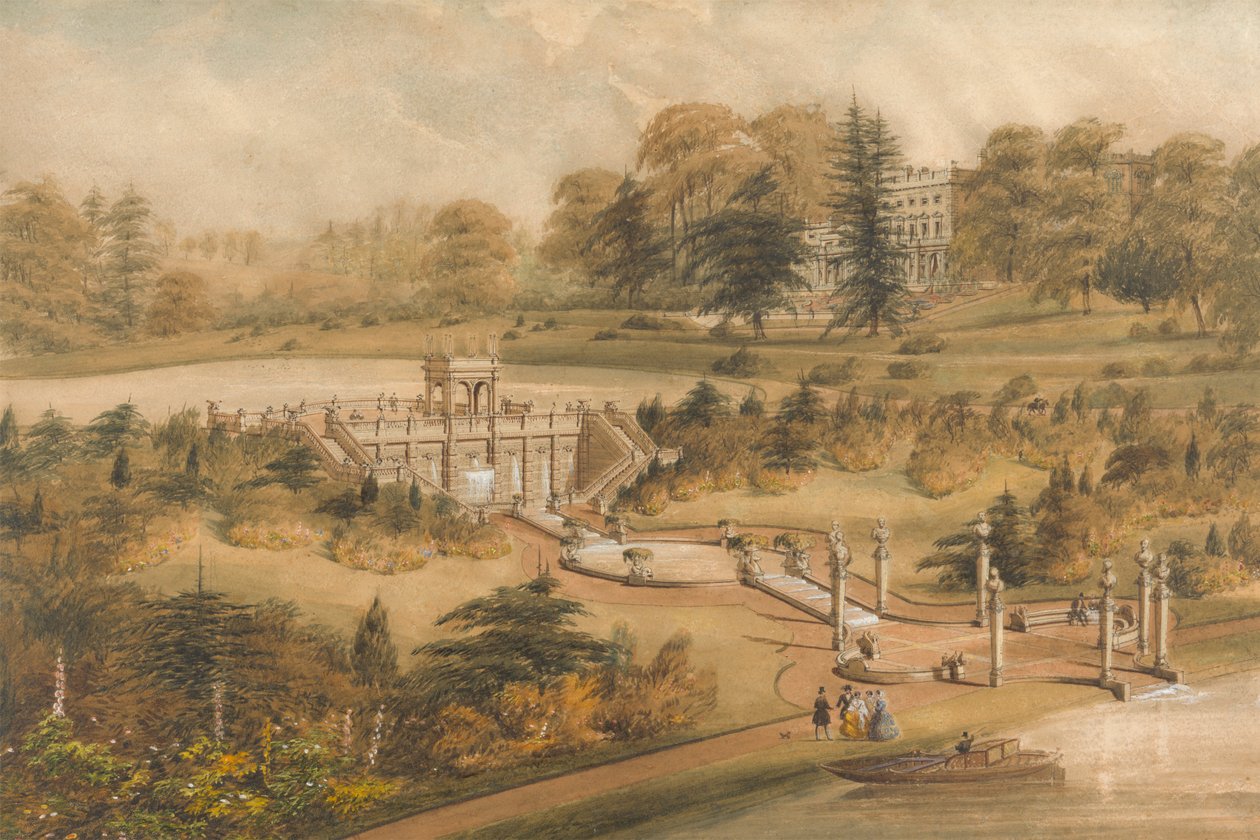 Design pro Cowley Manor, Gloucestershire od George Somers Clarke