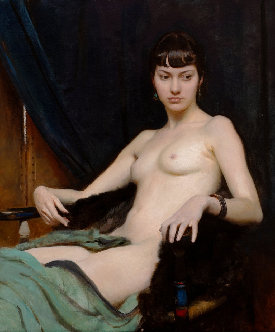 Studie (olej na plátně) od George Spencer Watson