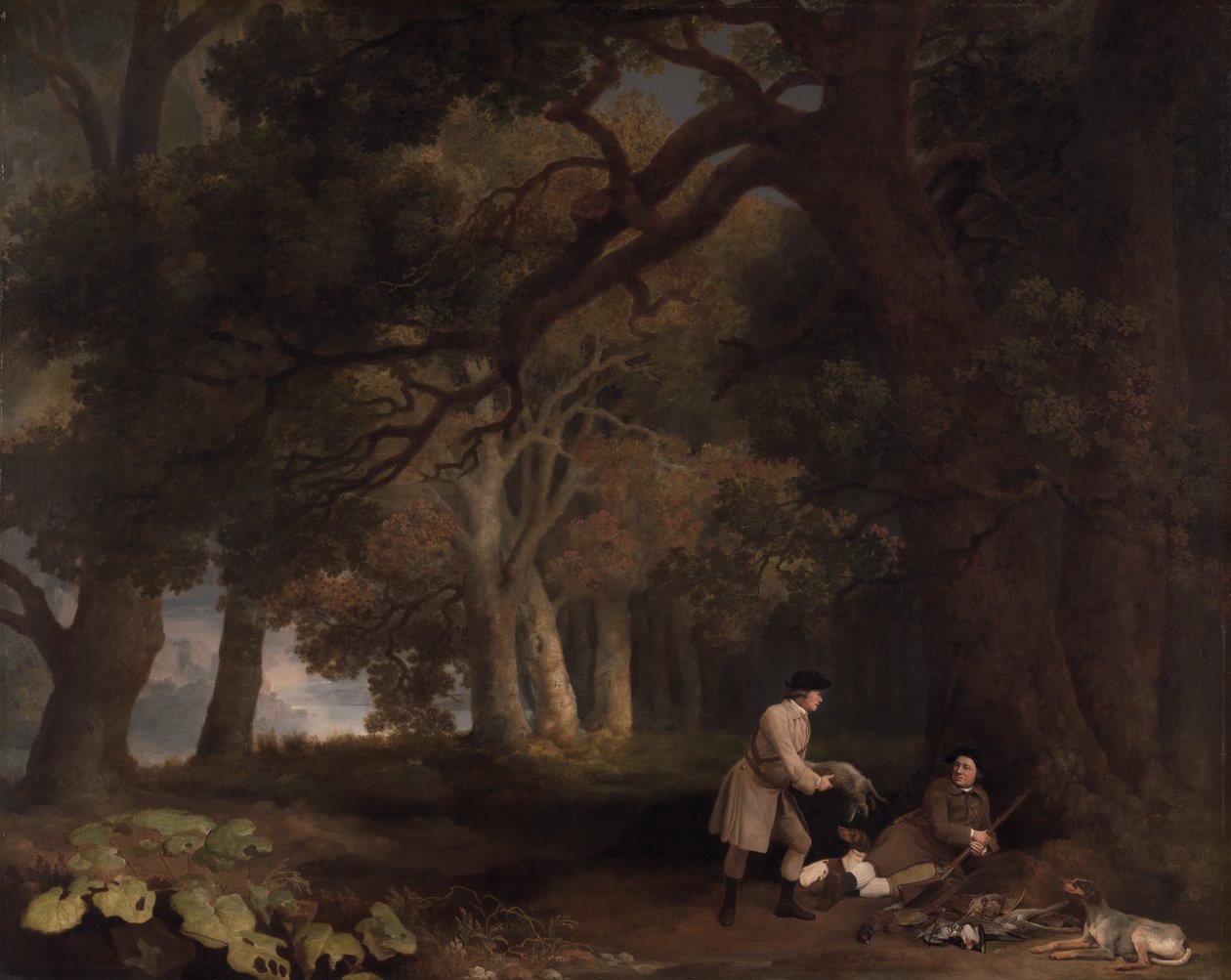 Odpočinek po střelbě, 1770. od George Stubbs