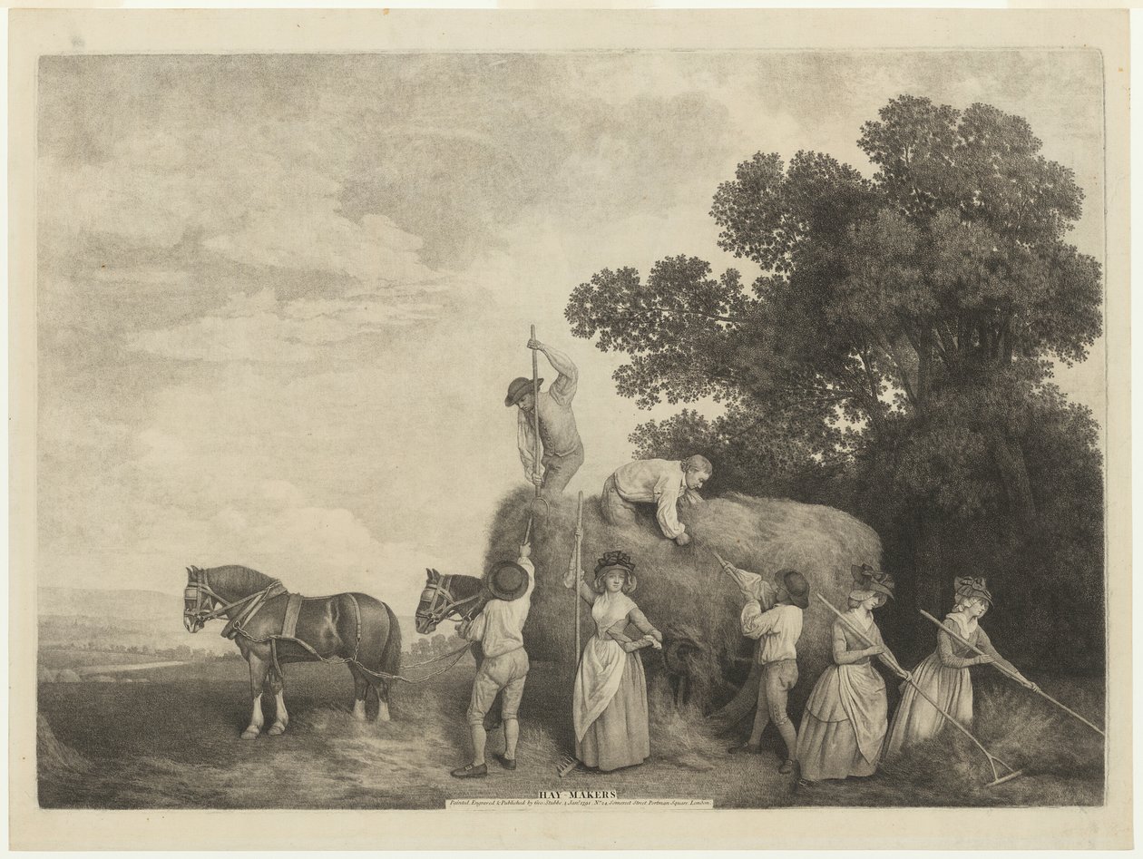 Výrobci sena od George Stubbs