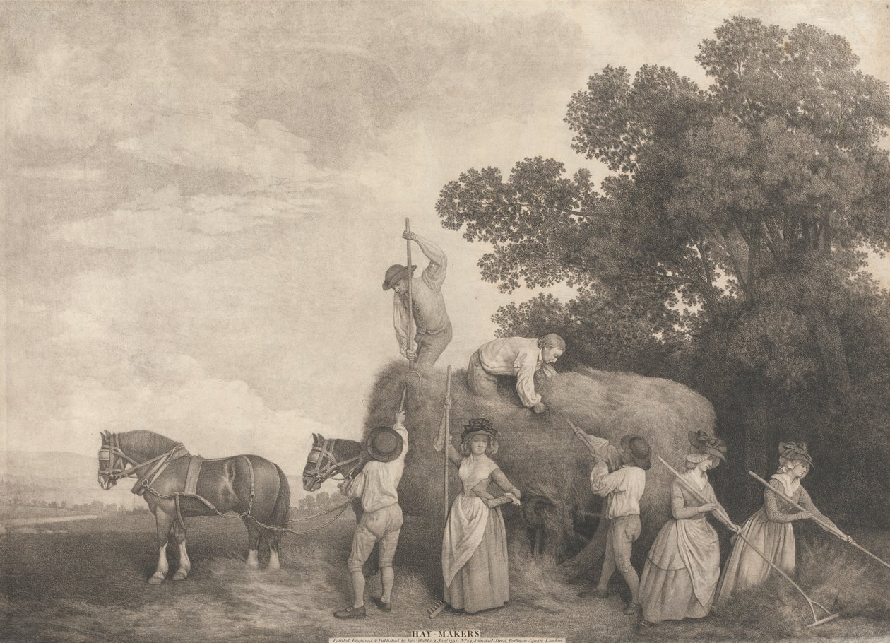 Výrobci sena od George Stubbs