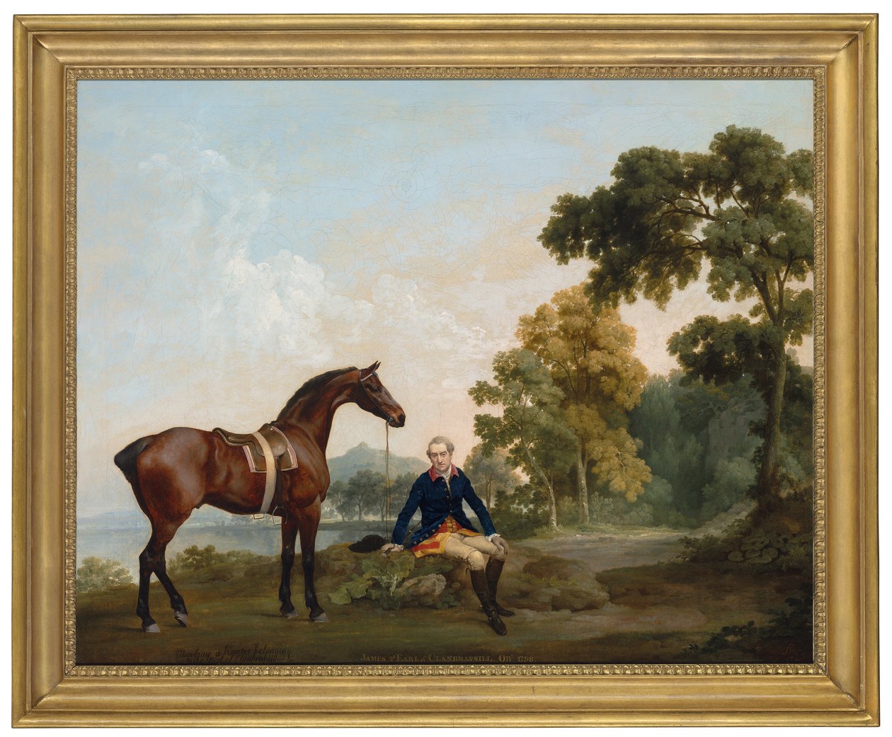 James Hamilton, 2. hrabě z Clanbrassil od George Stubbs