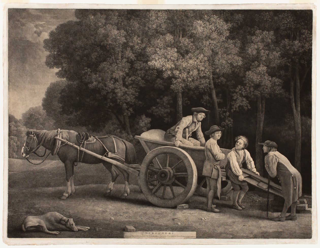 Dělníci od George Stubbs