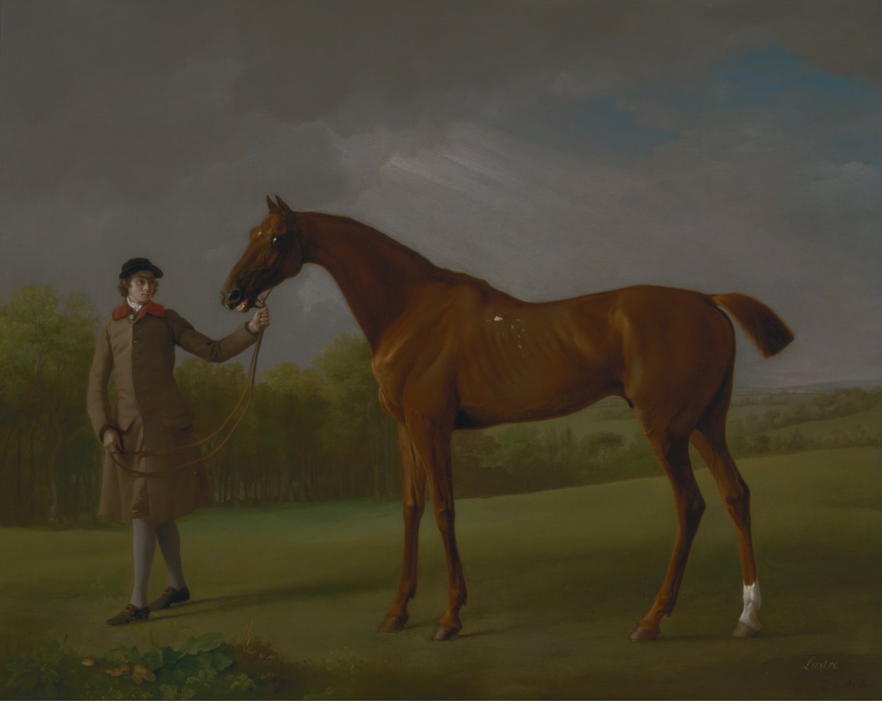 Lustre, v držení ženicha od George Stubbs