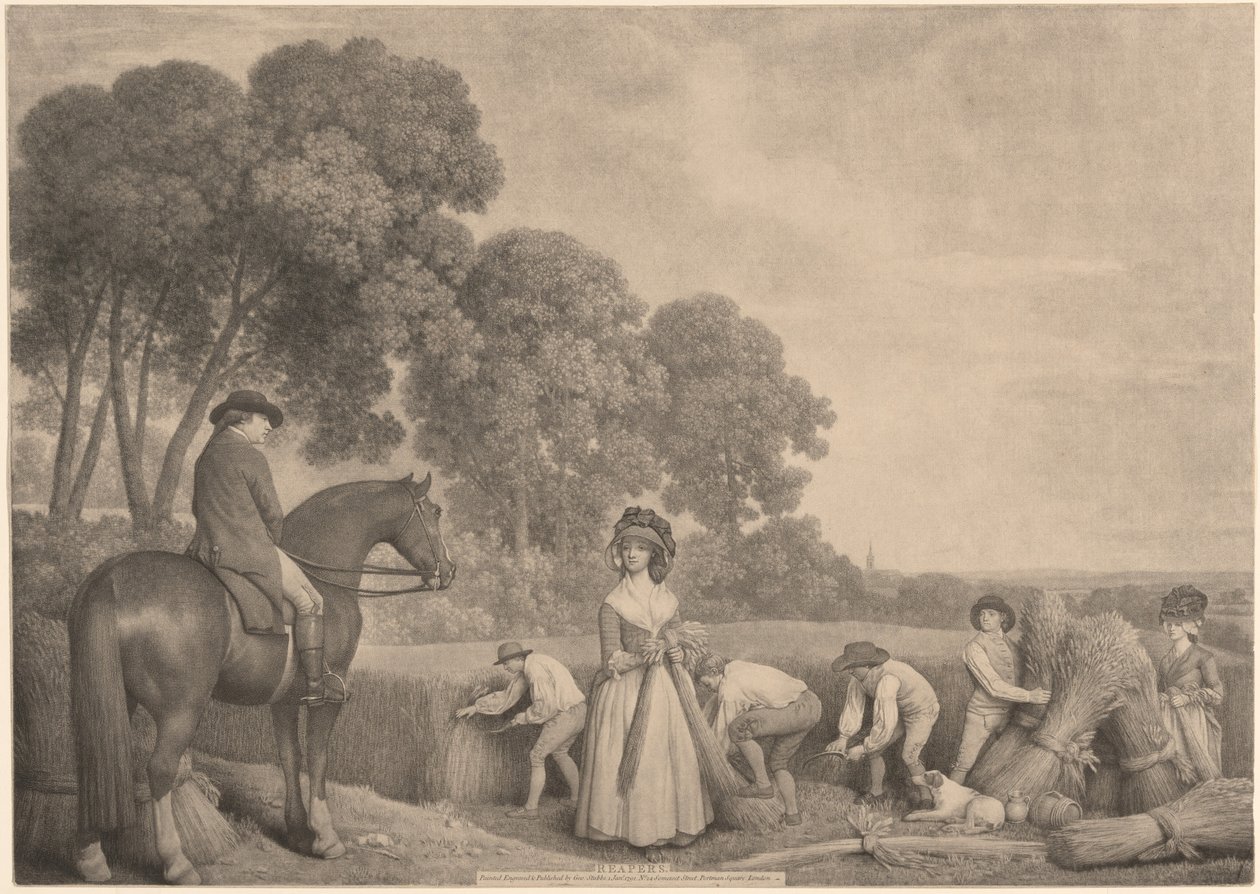 Ženci od George Stubbs