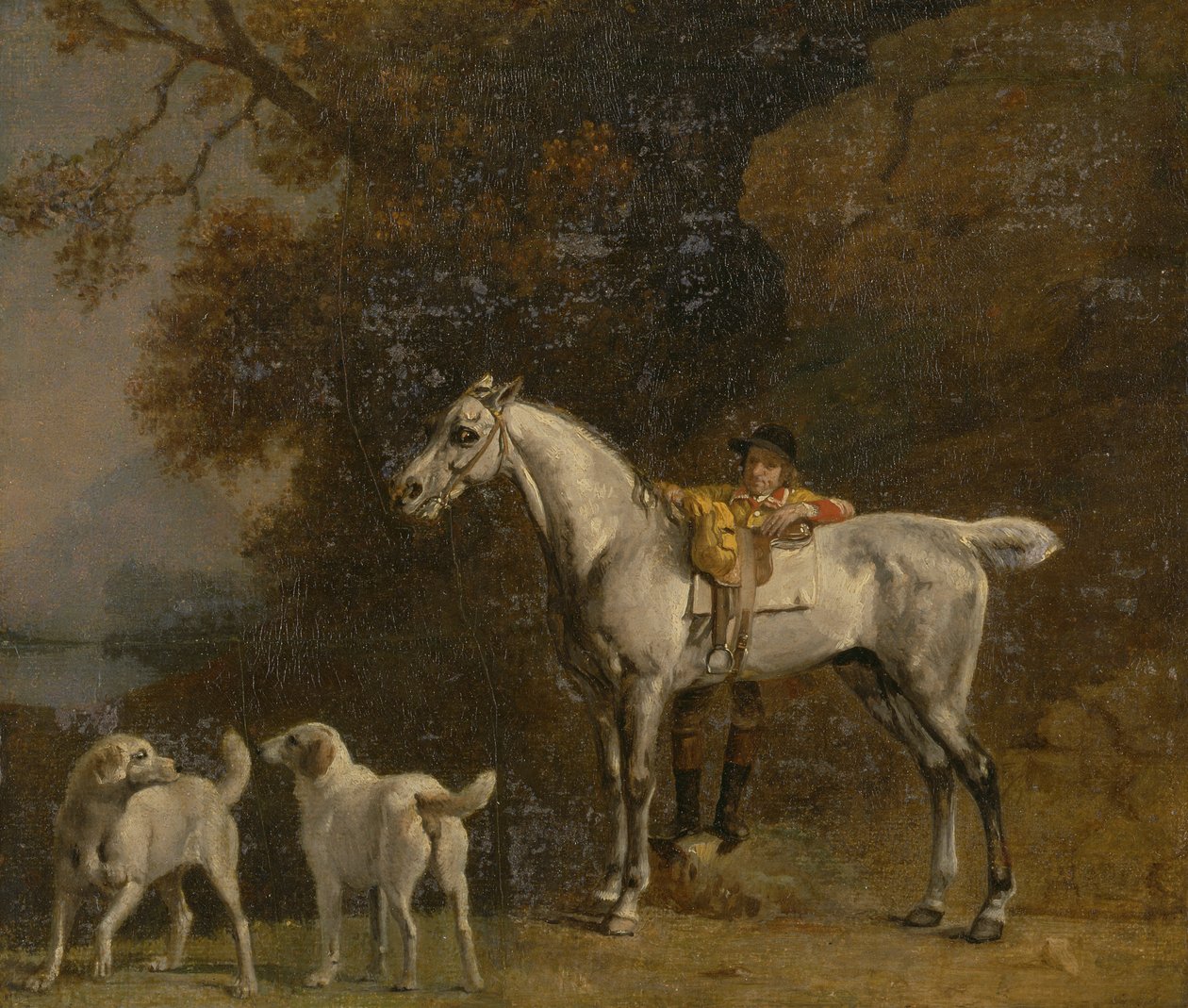 Studie pro nebo po „Třetí vévoda z Richmondu s Charleton Hunt“ od George Stubbs