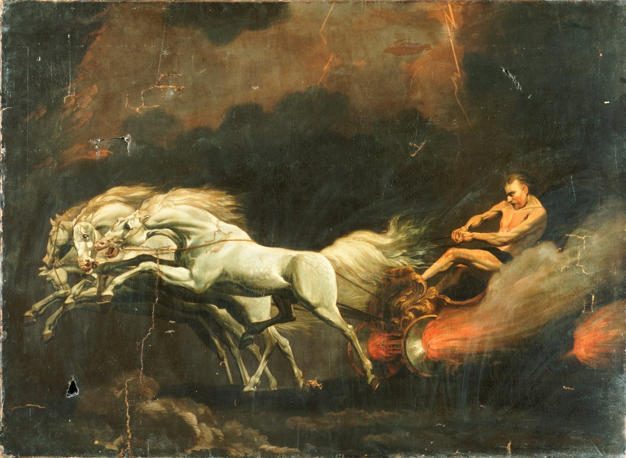 Pád Phaetonu od George Stubbs