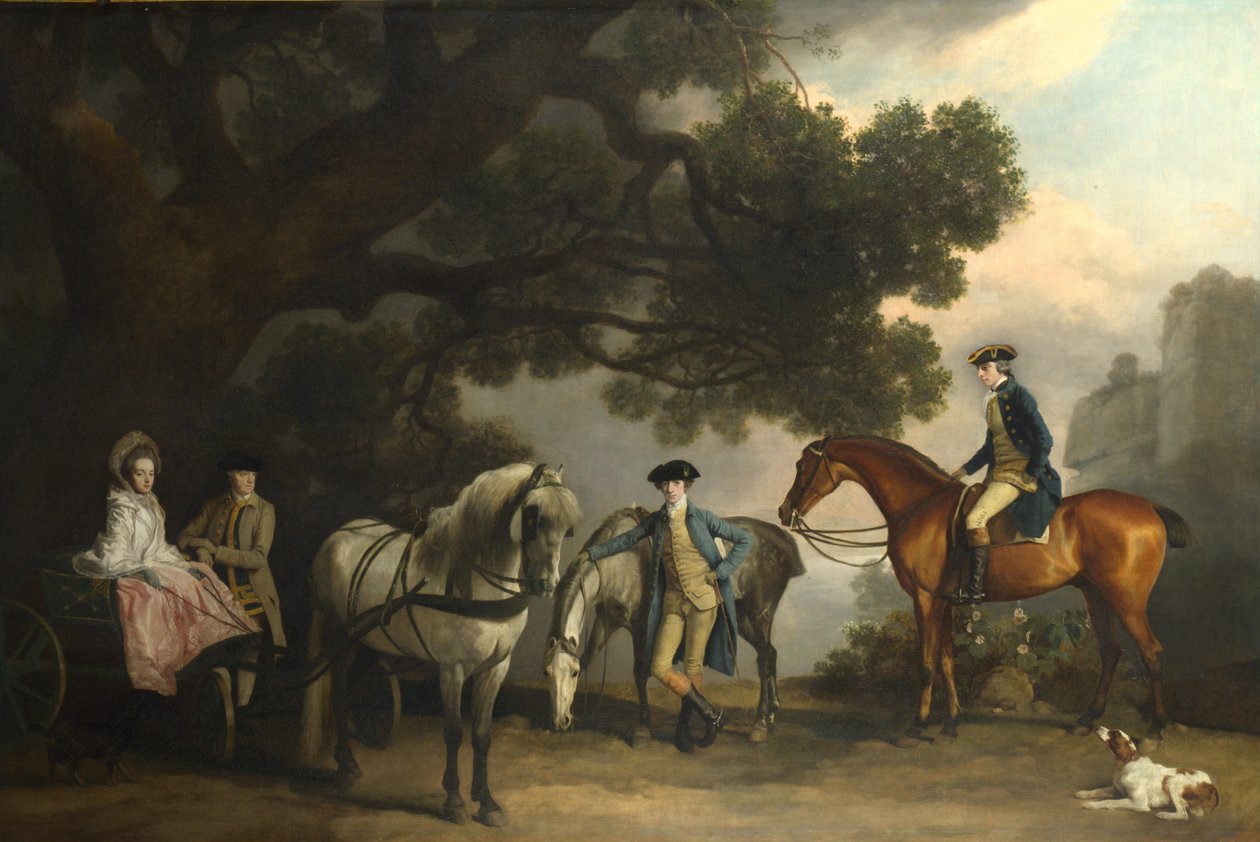 The Milbanke and Melbourne Families, cca 1769 od George Stubbs