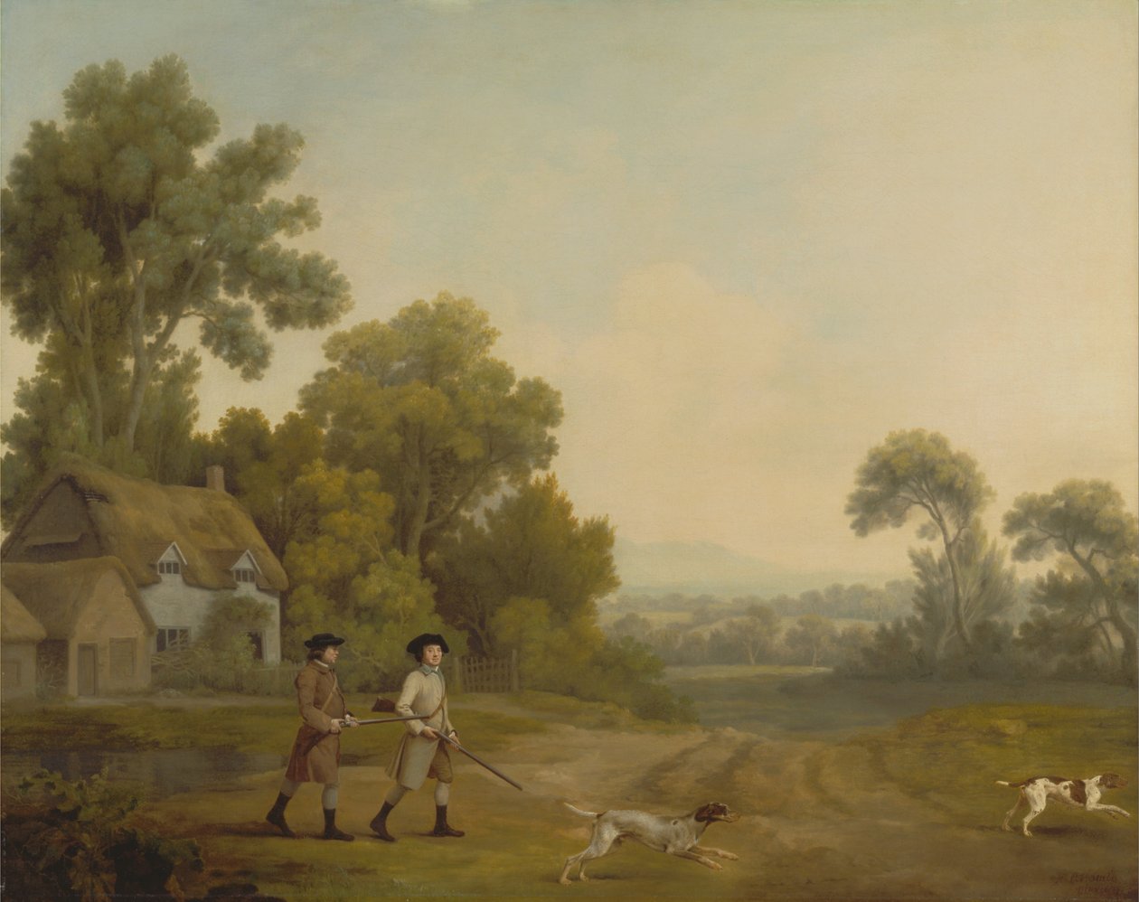 Dva pánové jdou střílet od George Stubbs