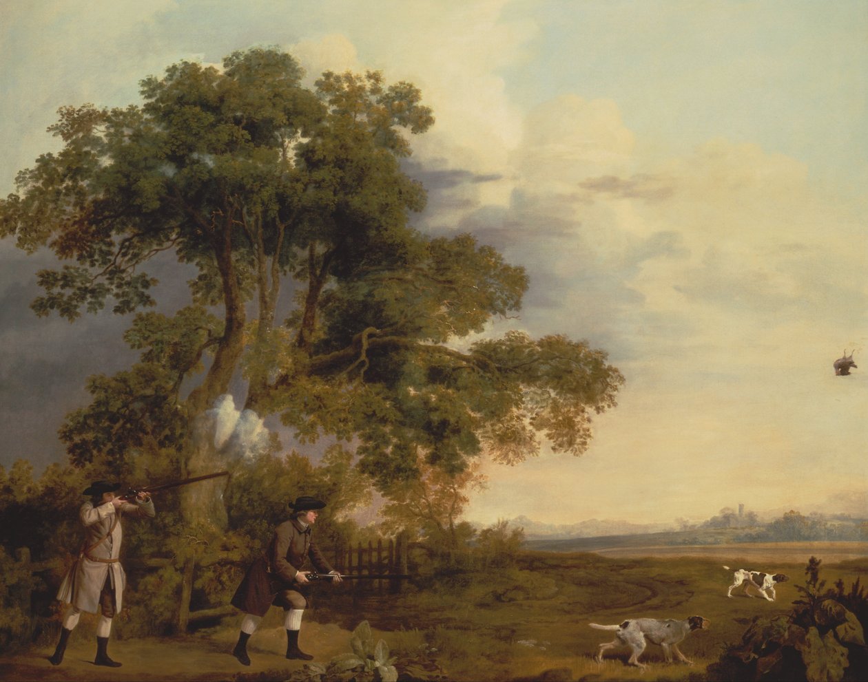 Střelba dvou gentlemanů od George Stubbs