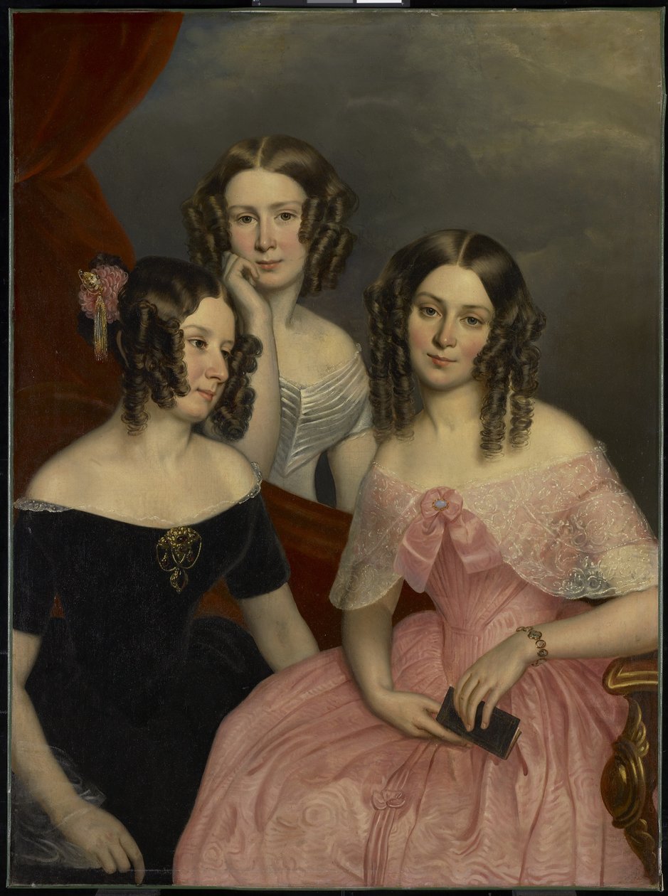 Tři sestry Robinsonovy, 1846 od George Theodore Berthon