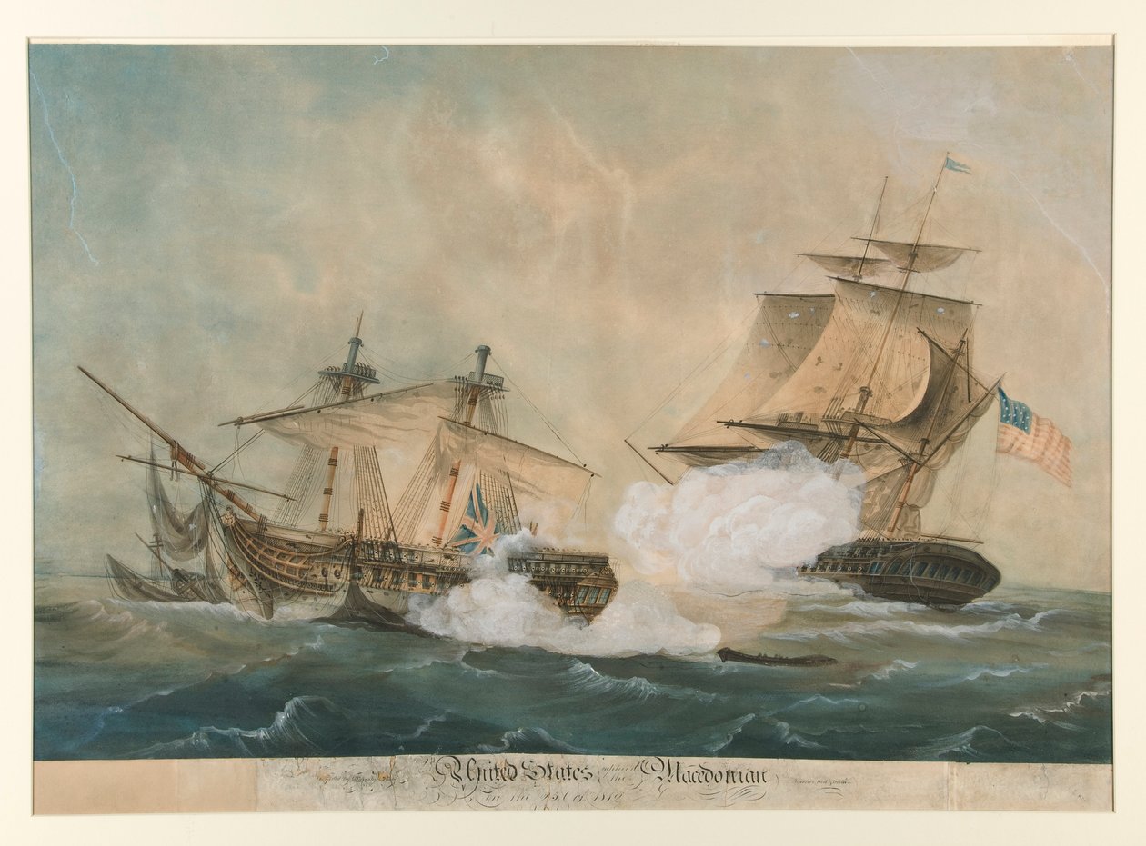 U. S. Capture the Makedonian od George Thresher