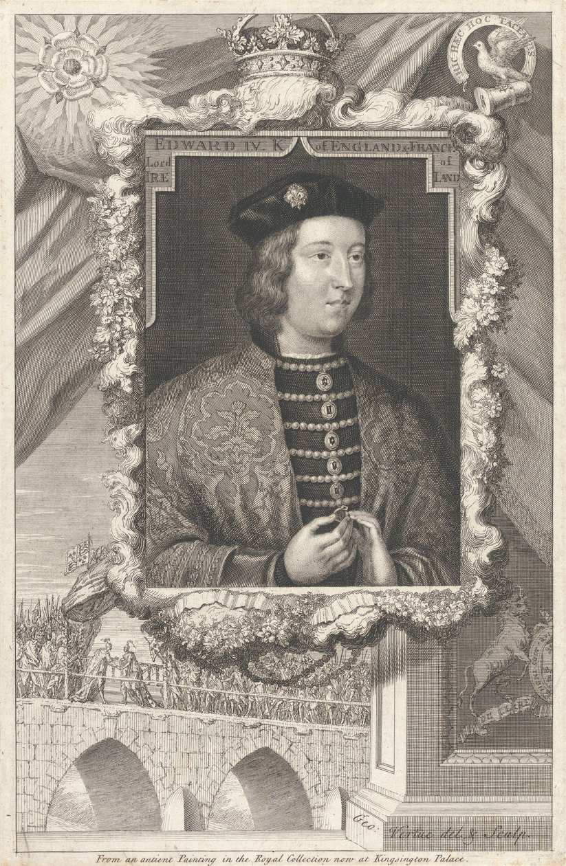 Eduard IV., král Anglie a Francie, pán Irska od George Vertue