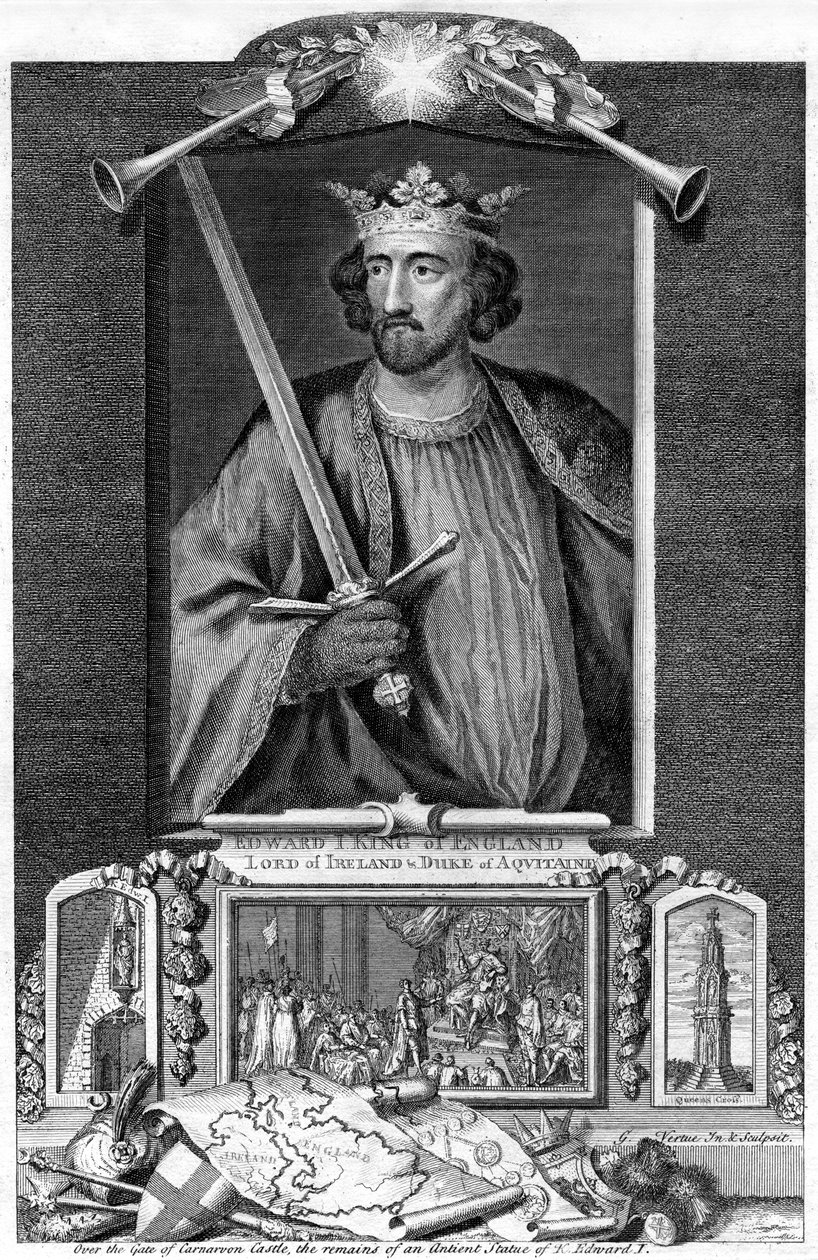 Edward I. Anglický, 18. století od George Vertue