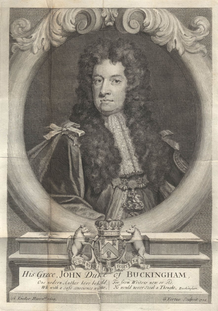 John Sheffield, 1. vévoda z Buckinghamu a Normanby 1648-1721, 1722 od George Vertue