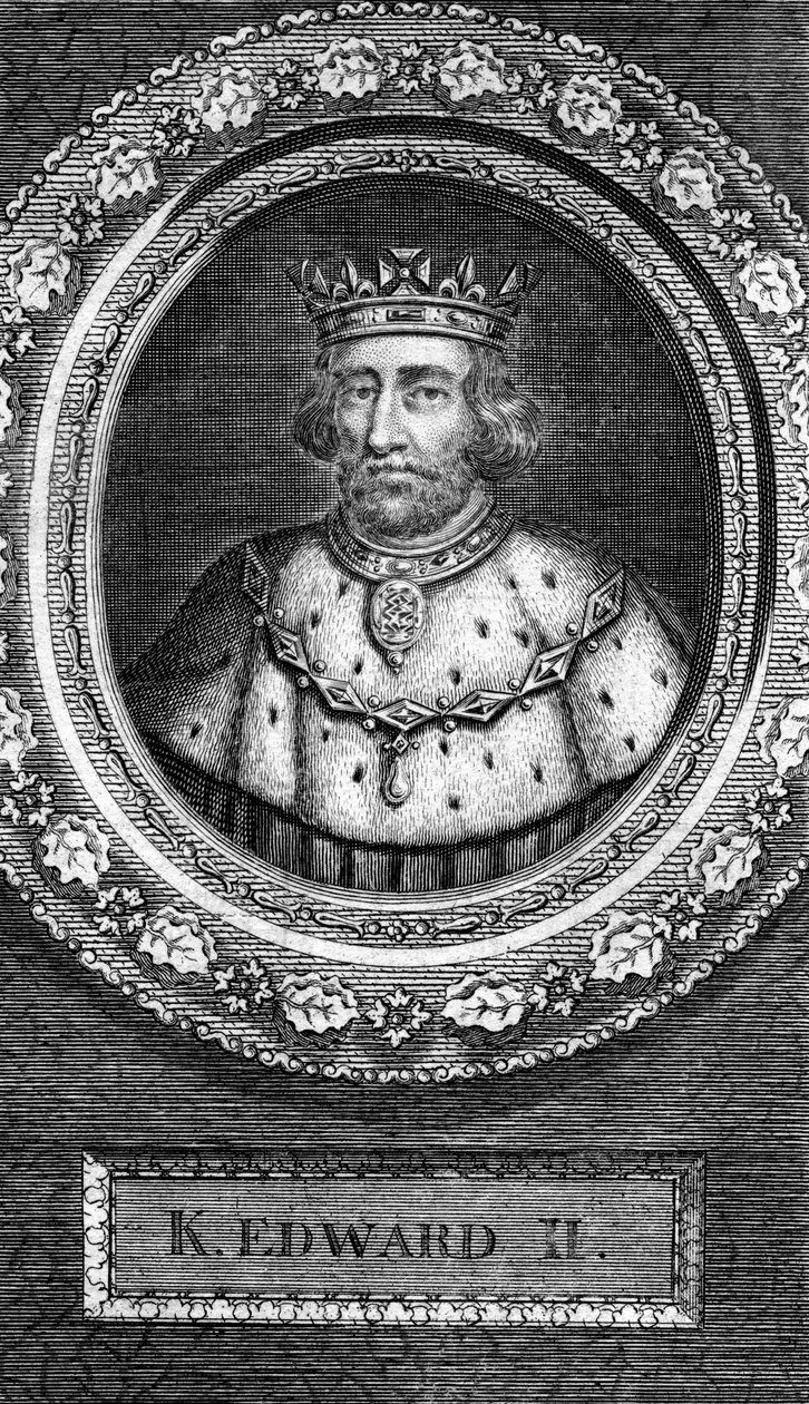 Anglický král Edward II., 18. století. od George Vertue