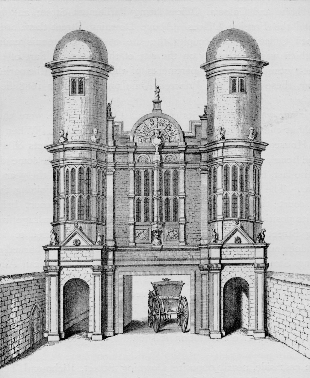 King Street Gate, Westminster, c1725 1911 od George Vertue
