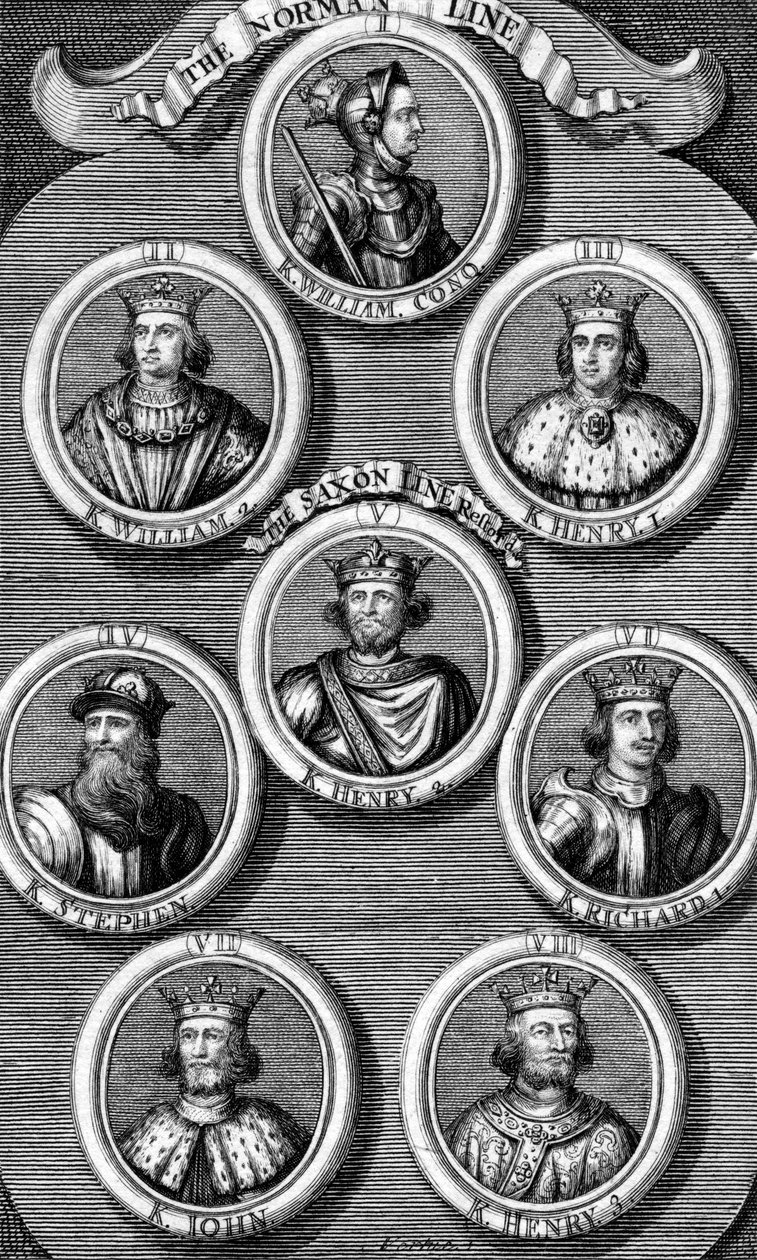 Angličtí králové. od George Vertue