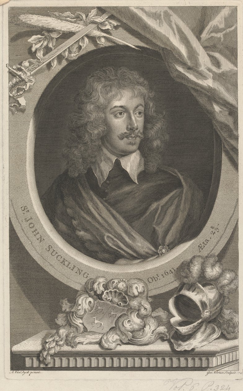Sir John Suckling od George Vertue