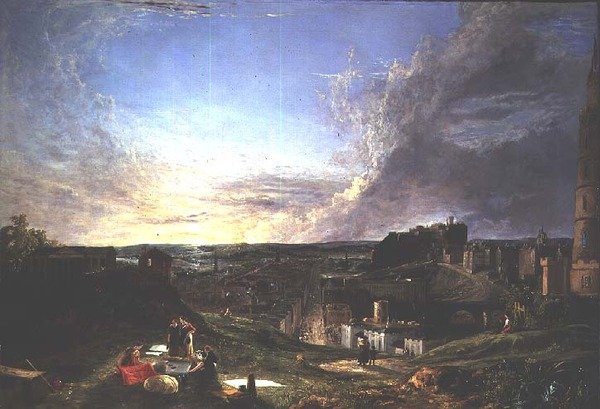 Edinburgh z Carlton Hill od George Vincent