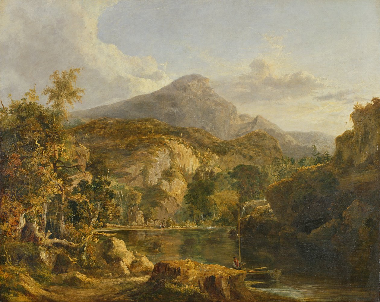 Pohled na Vysočině, 1827 od George Vincent