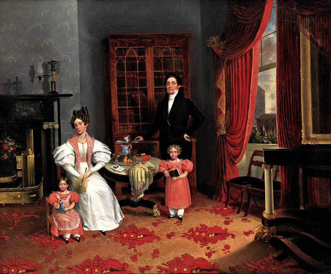 Rodina Johna Q. Aymara, ca. 1833. od George W Twibill