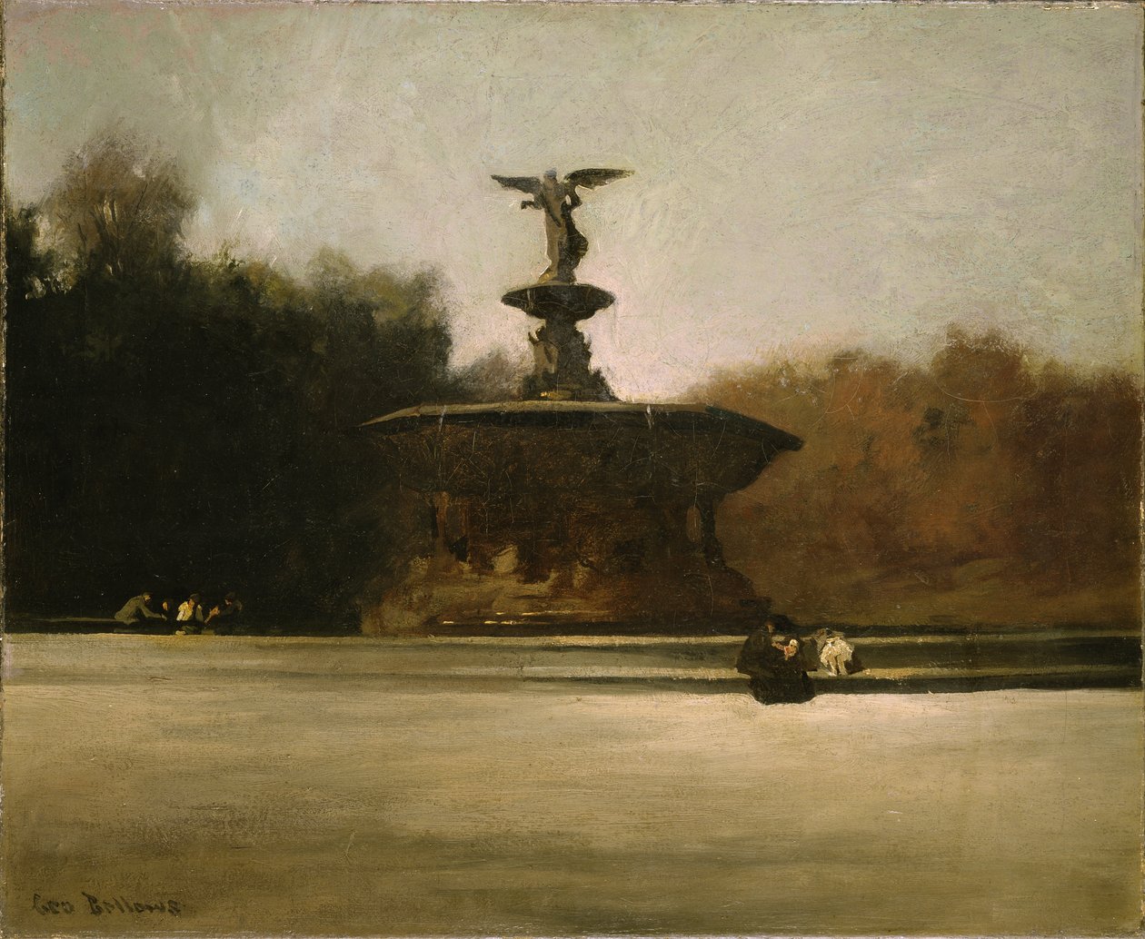 Bethesdská fontána (fontána v Central Parku) od George Wesley Bellows