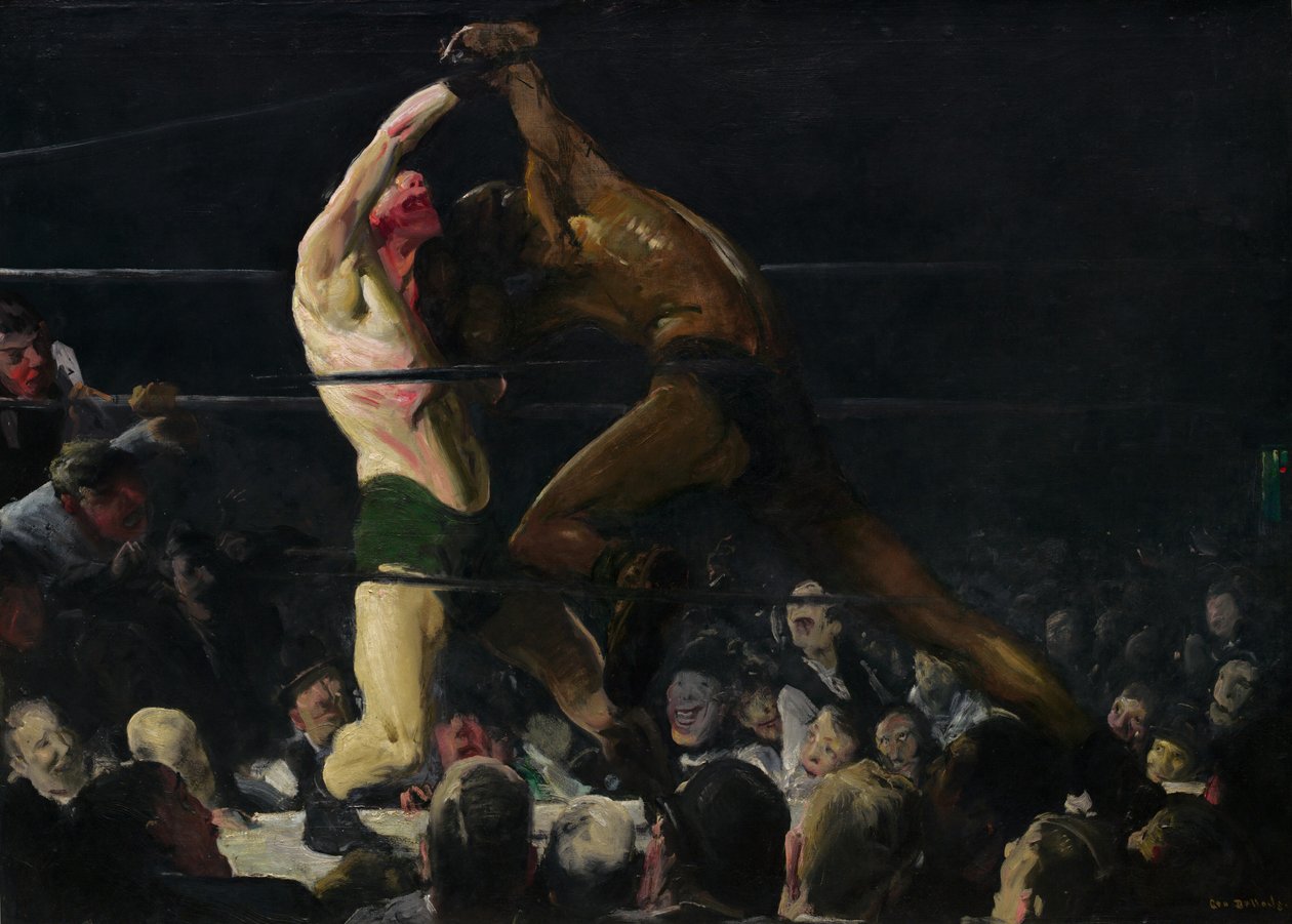 Oba členové tohoto klubu, 1909. od George Wesley Bellows