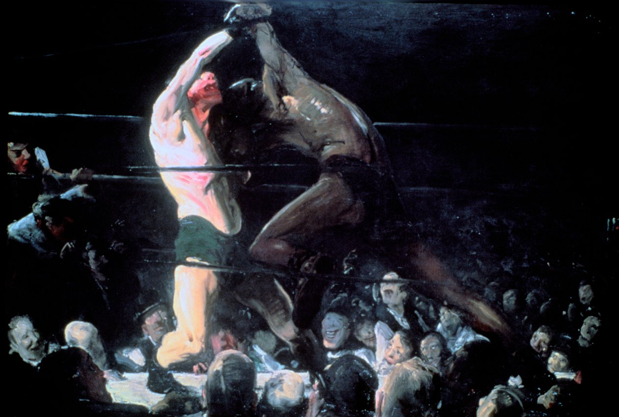 Oba členové tohoto klubu, 1909 od George Wesley Bellows