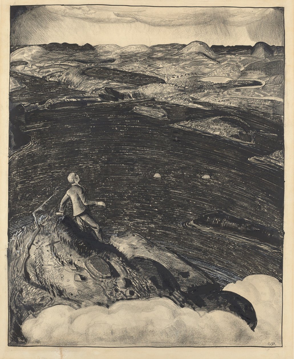 Tančící město Top of the World, 1922. od George Wesley Bellows