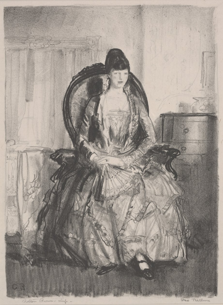 Emma na židli od George Wesley Bellows