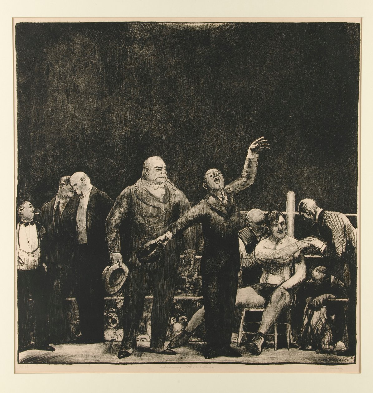 Představujeme Johna L. Sullivana od George Wesley Bellows