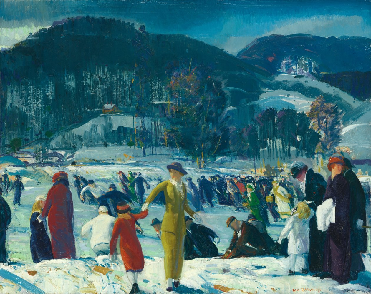 Láska k zimě od George Wesley Bellows