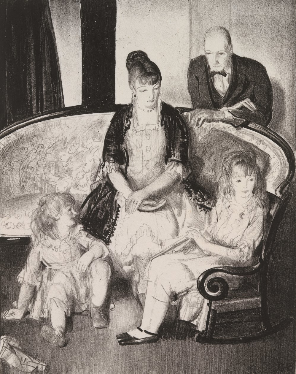 Moje rodina, druhý kámen od George Wesley Bellows