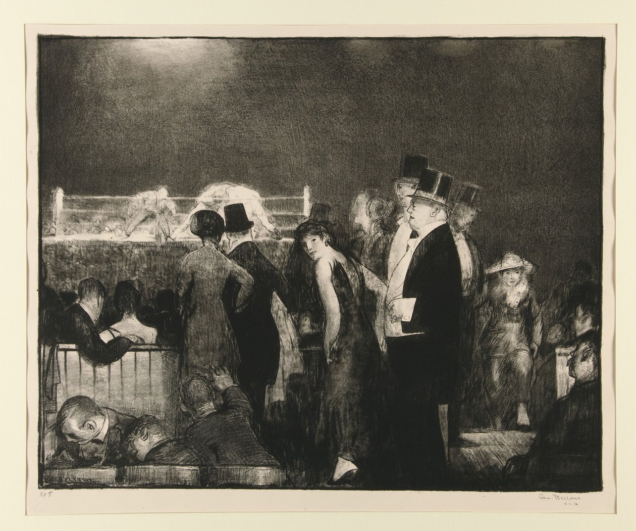 Přípravy na velký zápas, č. 8 od George Wesley Bellows