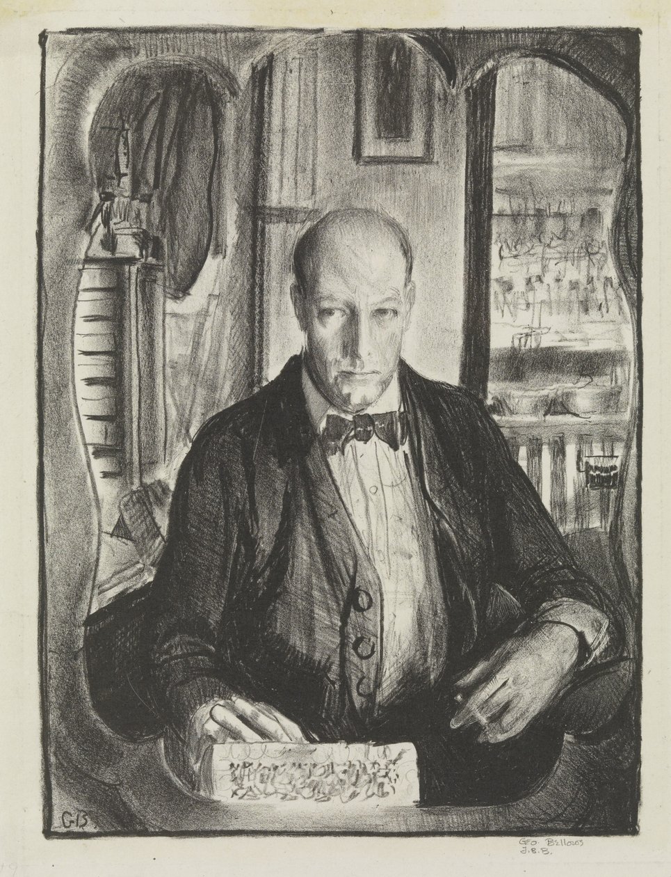 Autoportrét, 1921 od George Wesley Bellows