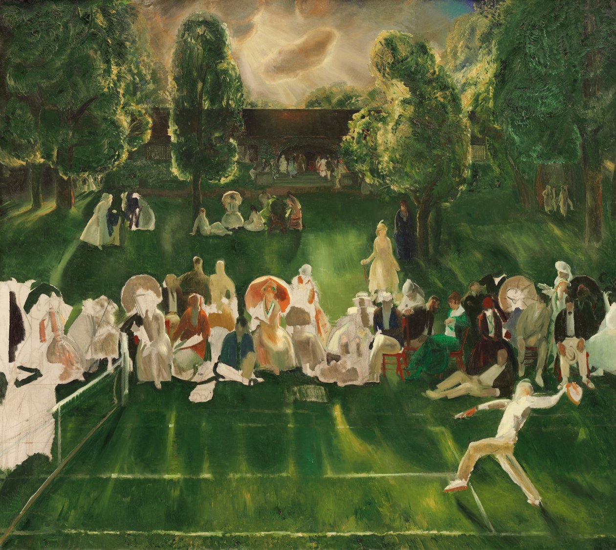 Tenisový turnaj od George Wesley Bellows