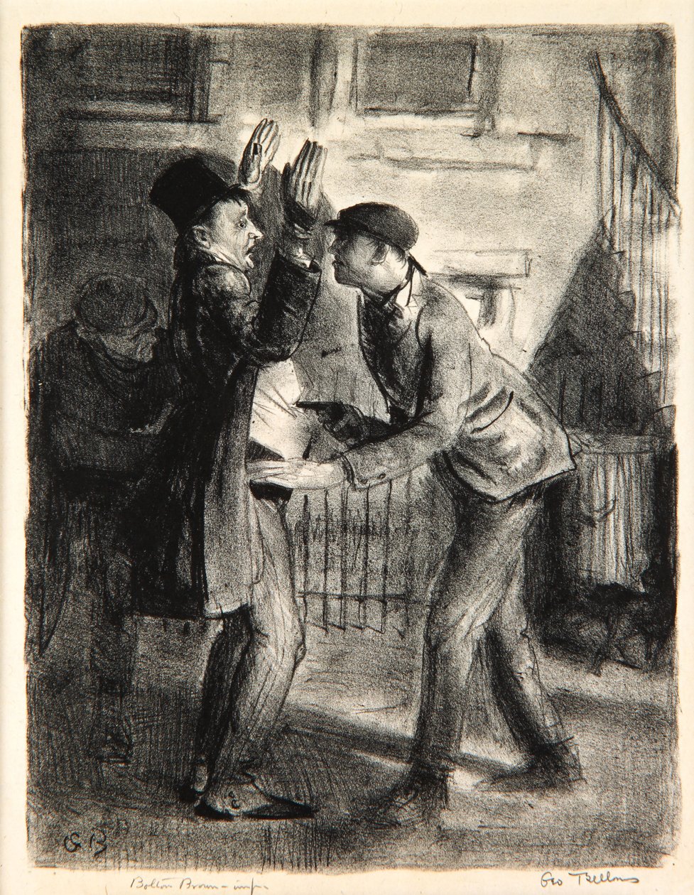 Přepadení, 1921 od George Wesley Bellows